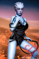 Секс кукла Alien Blue 156 - купить реалистичные секс куклы с металлическим скелетом с средней грудью